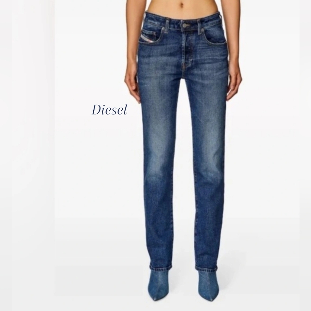 Diesel Women's Y2k Ronhar Blue Stretch Jeans 28